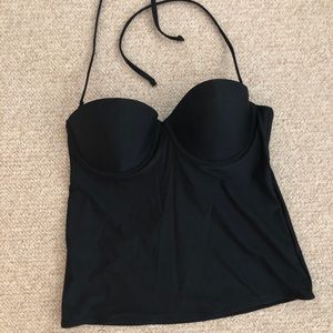 NWOT Black Swim Top Old Navy